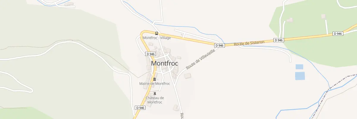 Plan du 5027 La Begue à Montfroc