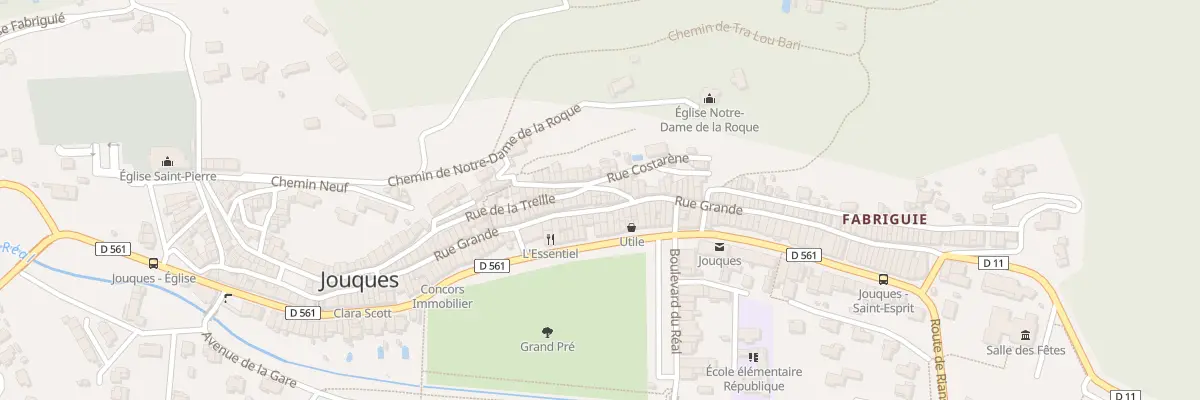 Plan du 79 Rue Grande à Jouques