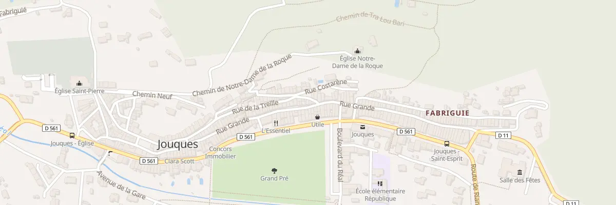 Plan du 81B Rue Grande à Jouques