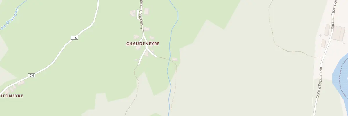 Plan du 1303 Rte de Chaudeneyre au Gua