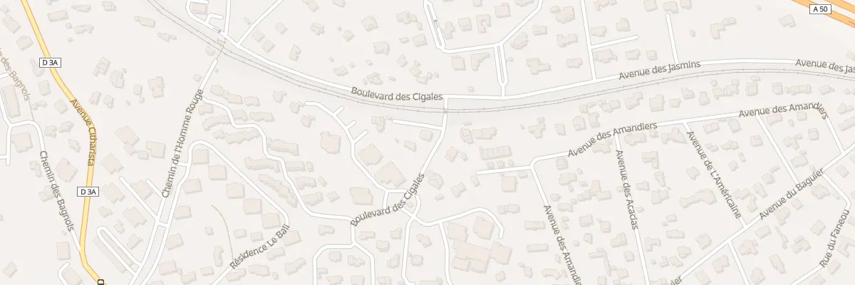 Plan du 9008 Bd des Cigales à La Ciotat
