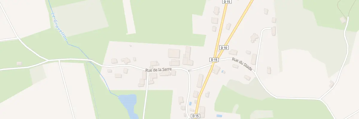 Plan du 1 Rue de la Serre à Saligney