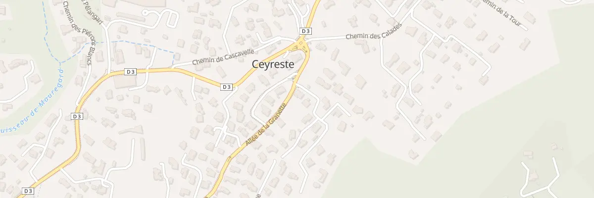 Plan du 9713 Calade à Ceyreste