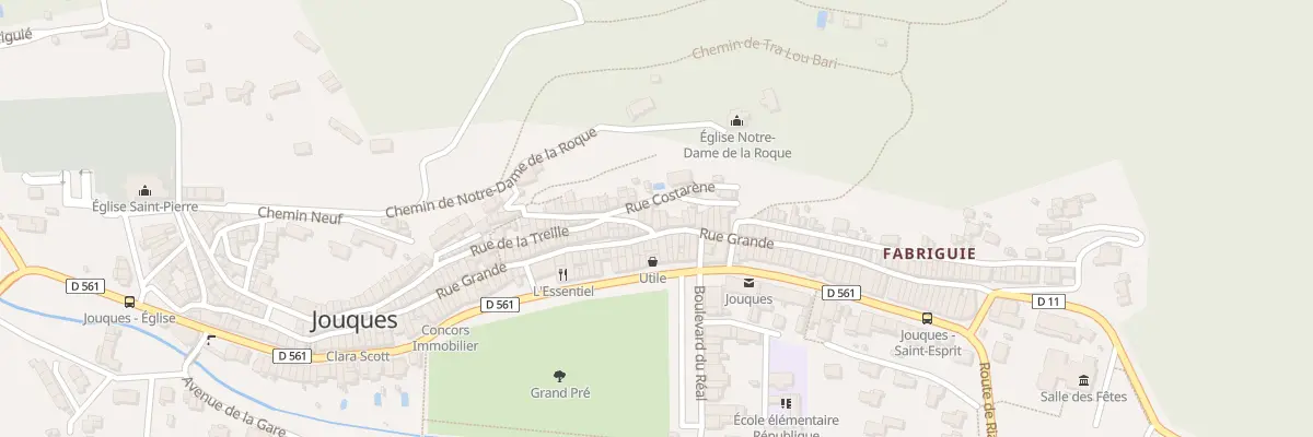 Plan du 85 Rue Grande à Jouques