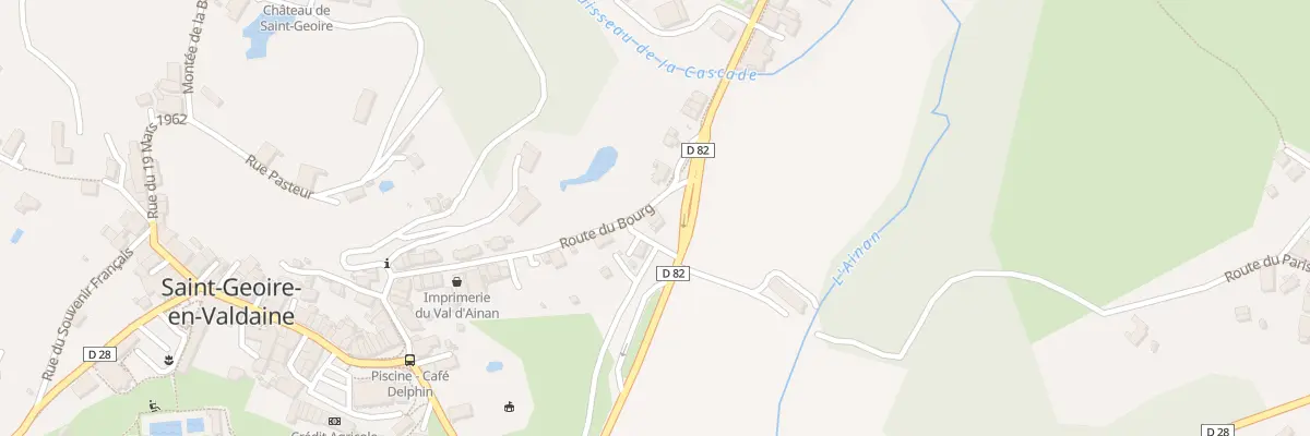 Plan du 109 Rte du Bourg à Saint-Geoire-en-Valdaine