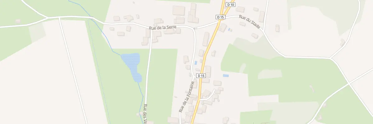 Plan du 2 Rue de la Serre à Saligney