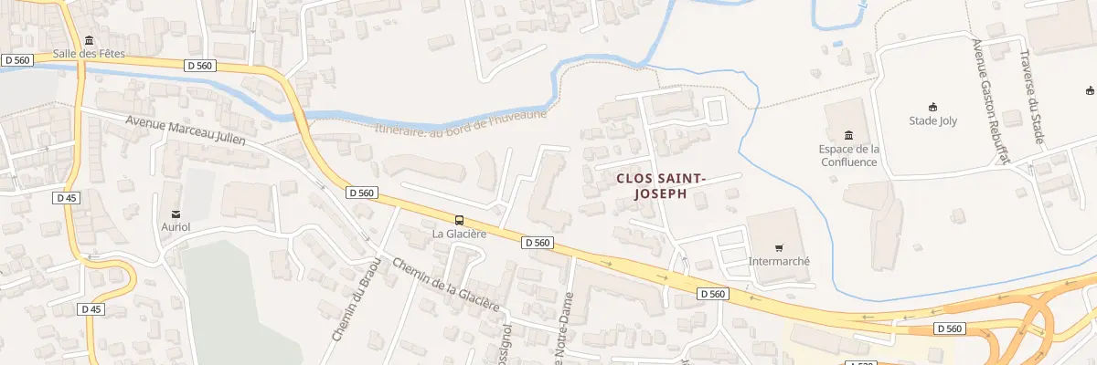 Plan du 9157 La Glaciere à Auriol