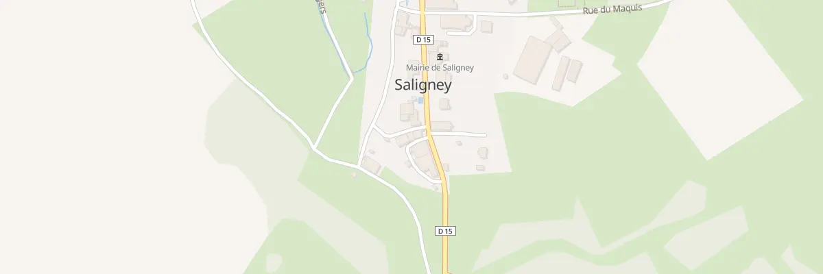 Plan du 2 Rue de la Source à Saligney