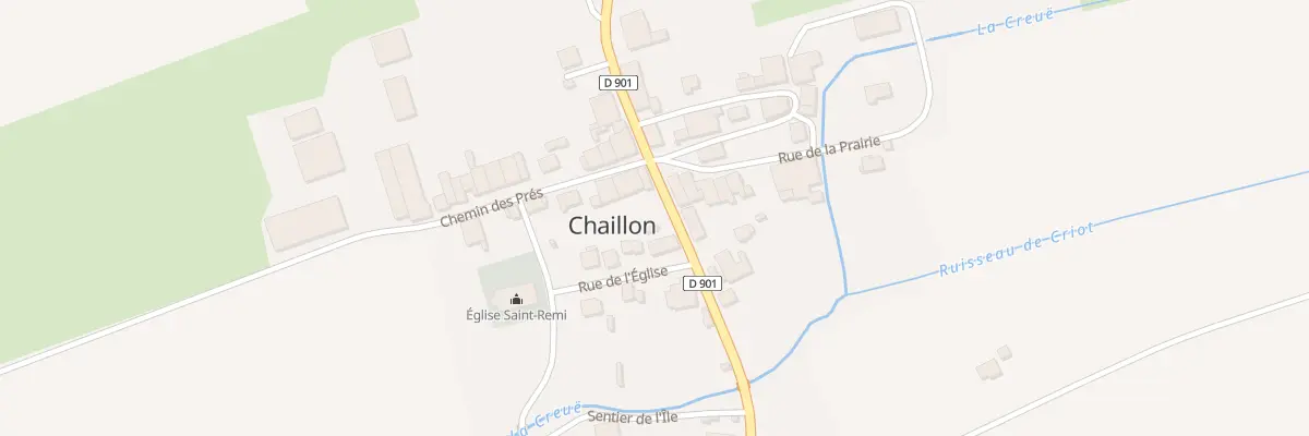 Plan du 2 Rue de l’Eglise à Chaillon