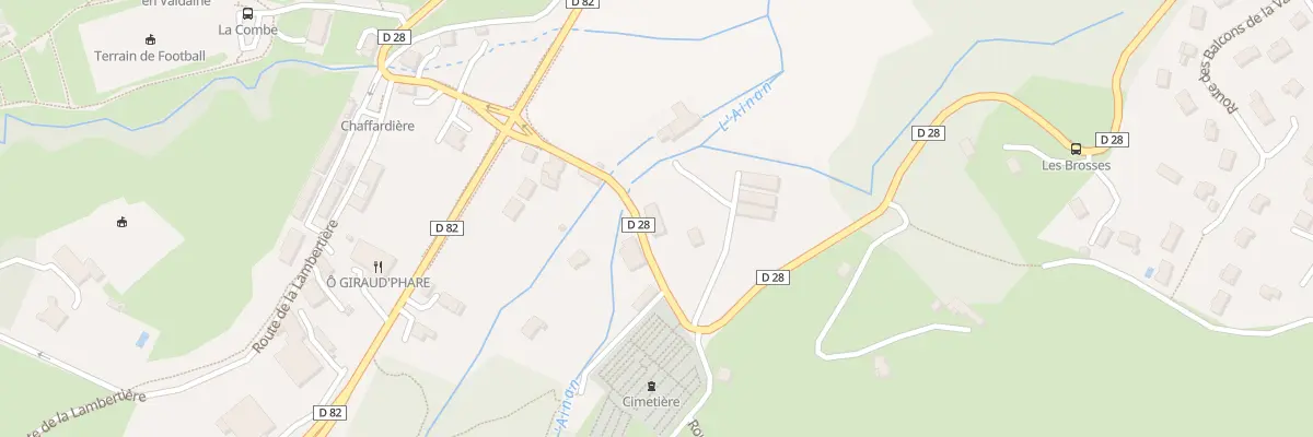 Plan du 335 Rte des Mille Martyrs à Saint-Geoire-en-Valdaine