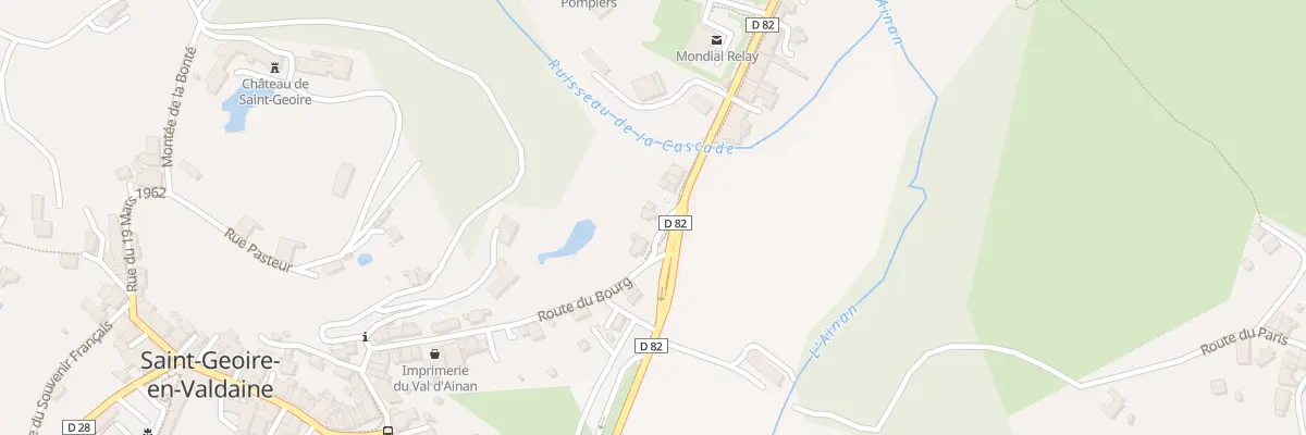Plan du 46 Rte du Bourg à Saint-Geoire-en-Valdaine