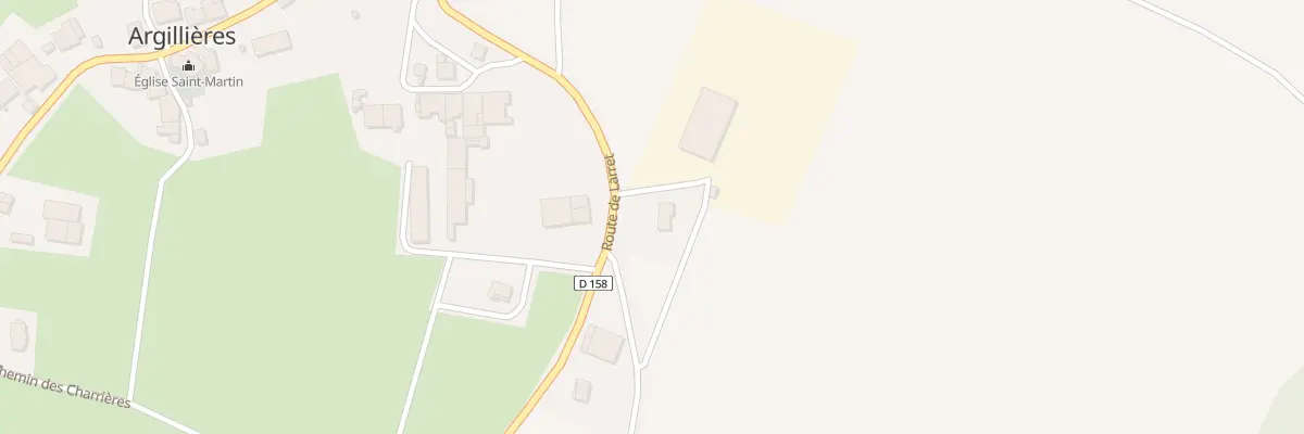 Plan du 1 Rte de Larret à Argillières