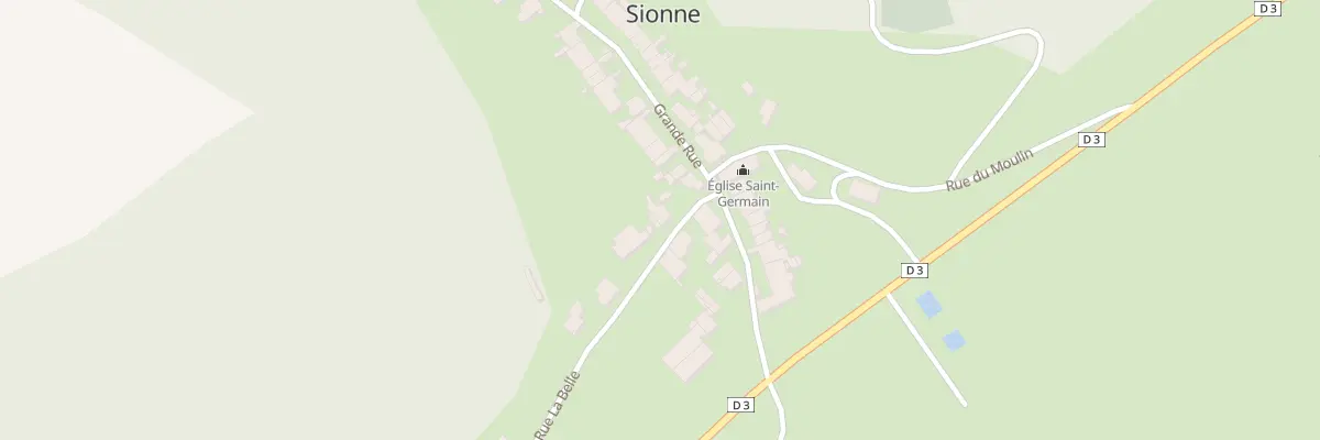 Plan du 4 Rue la Belle à Sionne