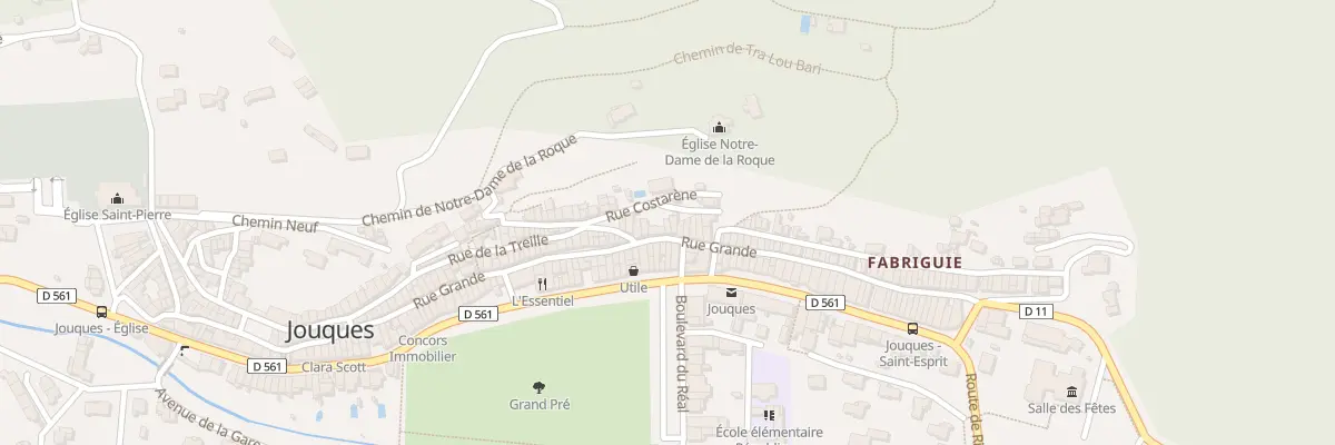 Plan du 91 Rue Grande à Jouques