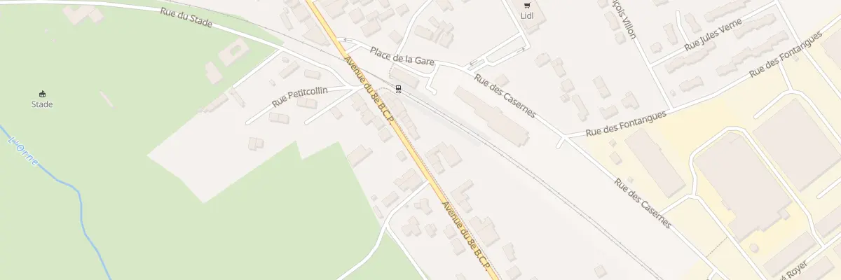 Plan du 9 Av du 8 Eme Bcp à Étain