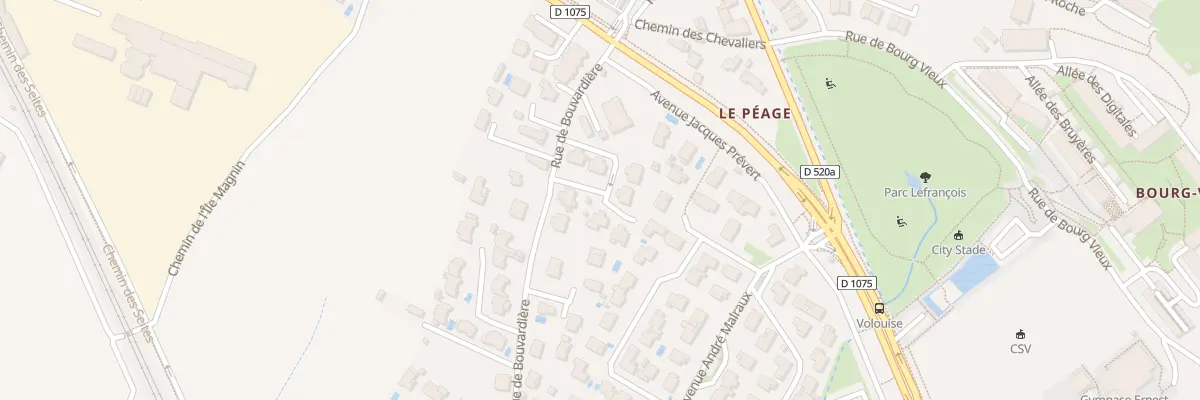Plan du 91 All des Lucioles à Voreppe
