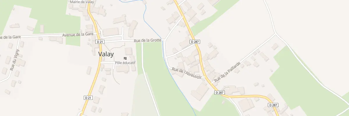 Plan du 2 Pas de la Tourouge à Valay
