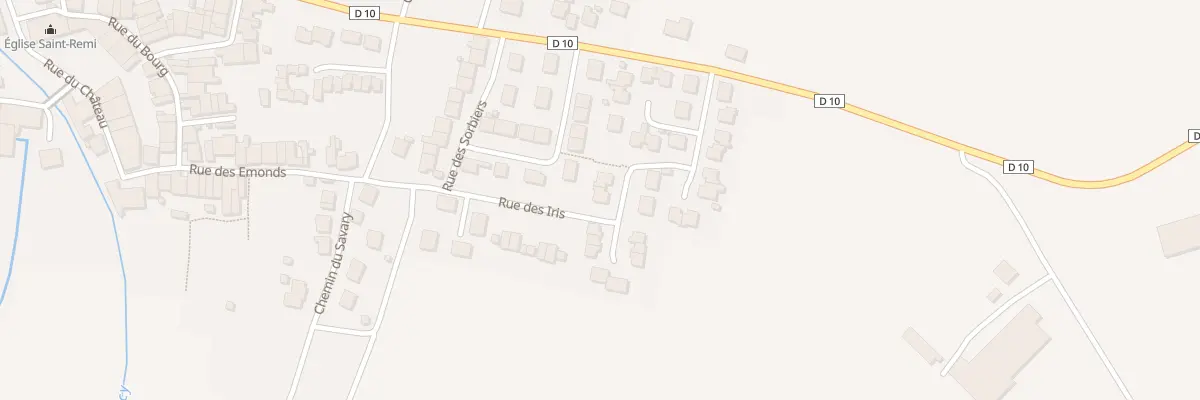 Plan du 12 Rue des Fauvettes à Sorcy-Saint-Martin