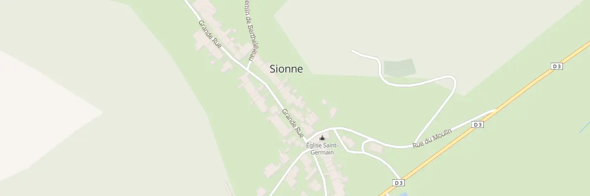 Plan du 22 Gr Grande Rue à Sionne