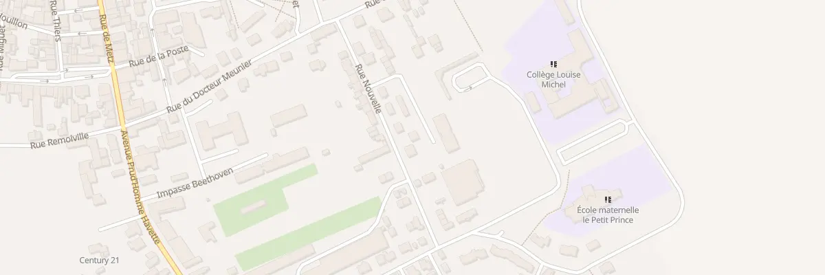 Plan du 13 Rue Nouvelle à Étain