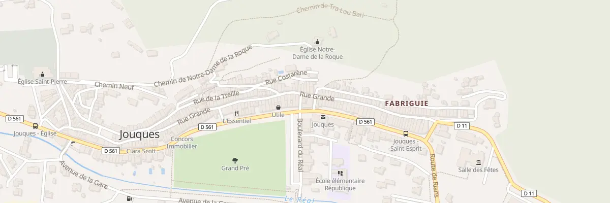 Plan du 9319 Tra Portail à Jouques