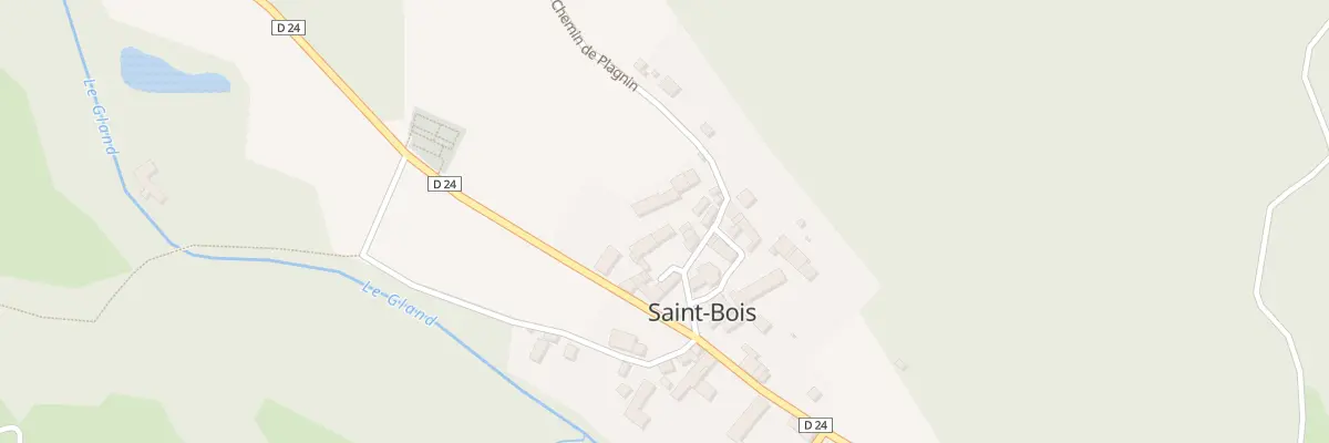 Plan du 5006 Le Bourg Saint Bois à Arboys en Bugey