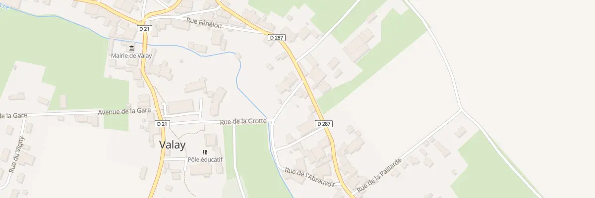 Plan du 2 Rue de la Grotte à Valay