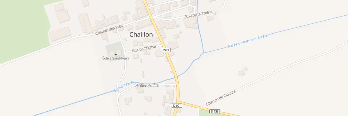 Plan du 20 Gr Grand Rue à Chaillon