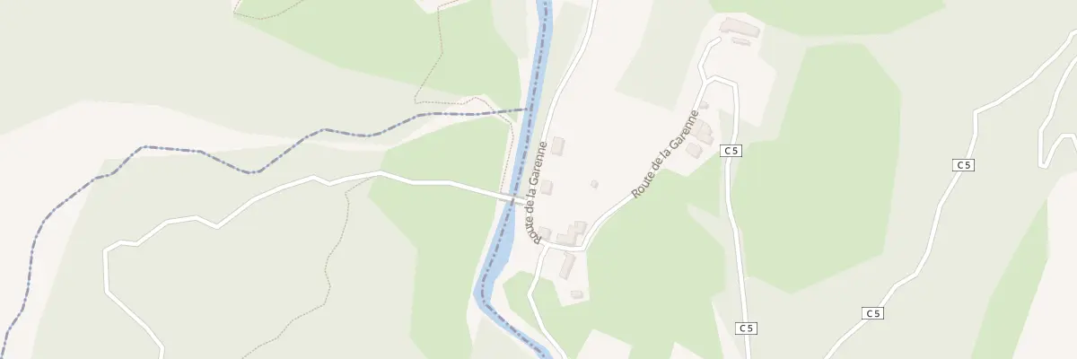 Plan du 701 Rte de la Garenne à Saint-Martin-de-la-Cluze