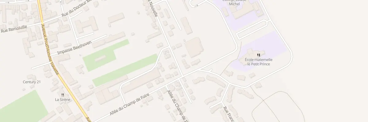 Plan du 21 Rue Nouvelle à Étain