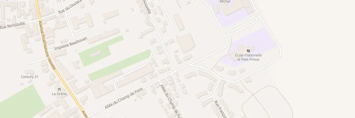 Plan du 23 Rue Nouvelle à Étain