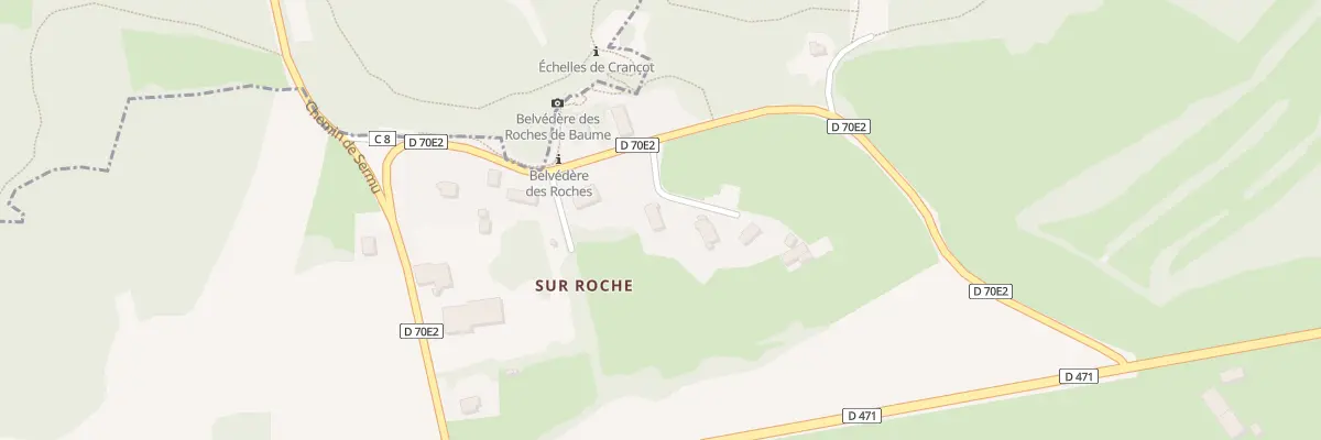 Plan du 5 Qua sur Roches à Hauteroche