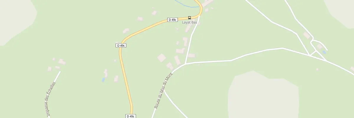 Plan du 381 Rte du Mas du Mont à Merlas
