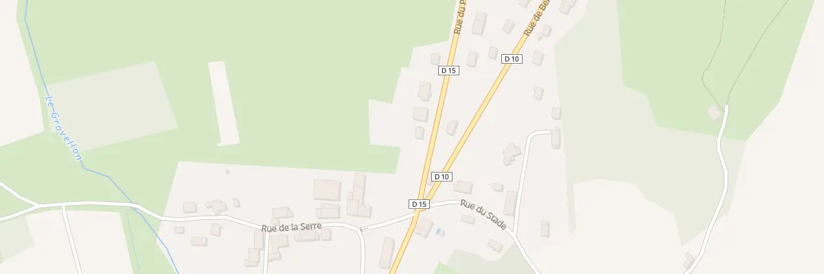 Plan du 2 Rue du Pré Jacquin à Saligney
