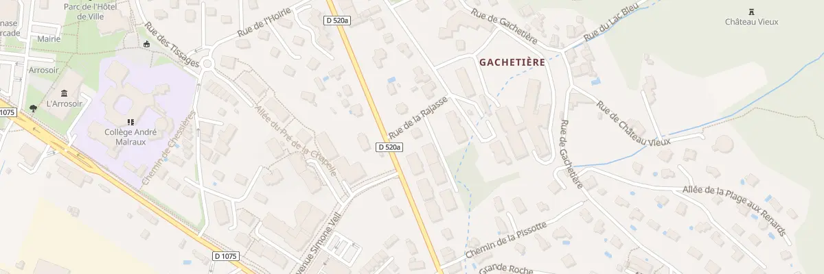Plan du 32 Rue de La Rajasse à Voreppe