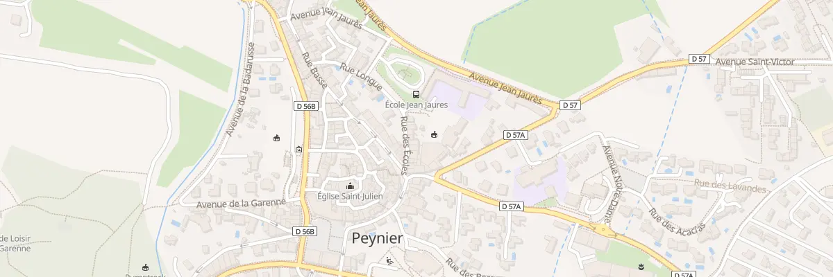 Plan du 12 Rue des Ecoles à Peynier