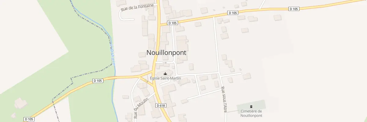 Plan du 9 Rue de la Vendee à Nouillonpont