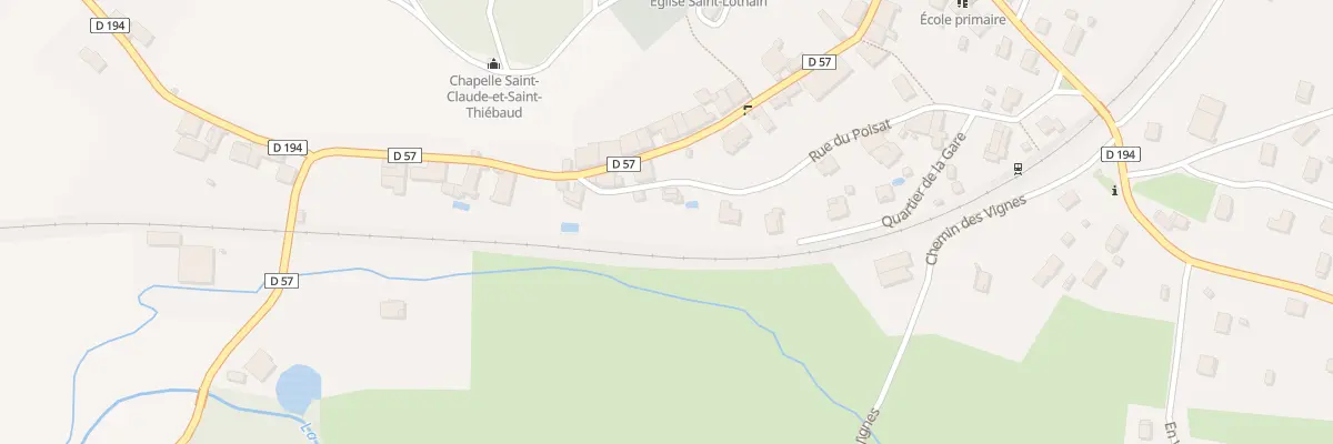 Plan du 6 Rue du Poisat à Saint-Lothain