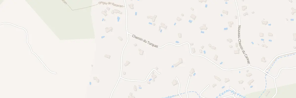 Plan du 6550 Che du Ratacan à Jouques