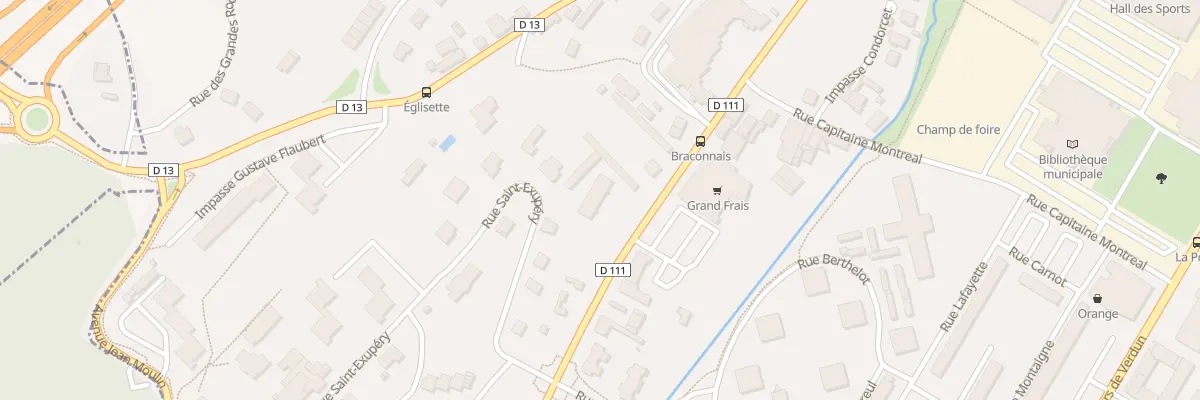 Plan du 14 Rte de la Forge à Oyonnax