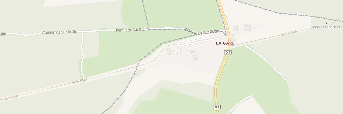 Plan du 4 La Gare à Publy