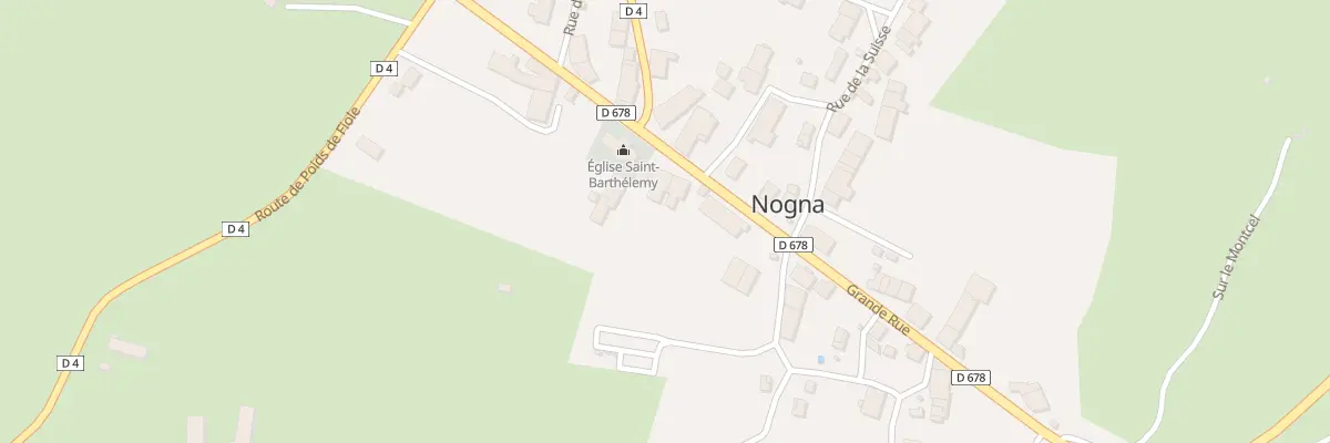 Plan du 10 Grande Rue à Nogna