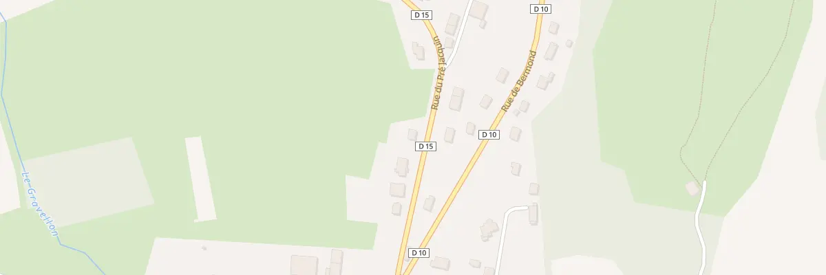 Plan du 6 Rue du Pré Jacquin à Saligney