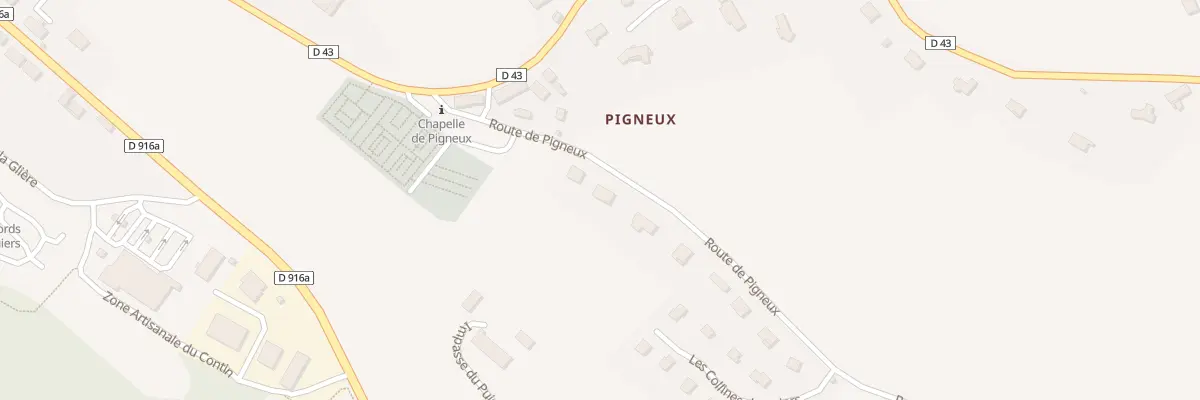 Plan du 190 Rte de Pigneux à Saint-Genix-les-Villages