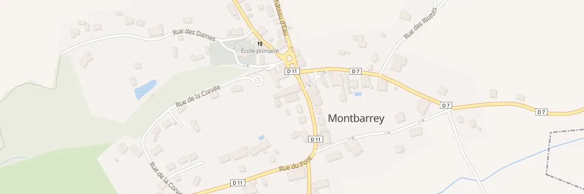 Plan du 6 Rue du Pont à Montbarrey