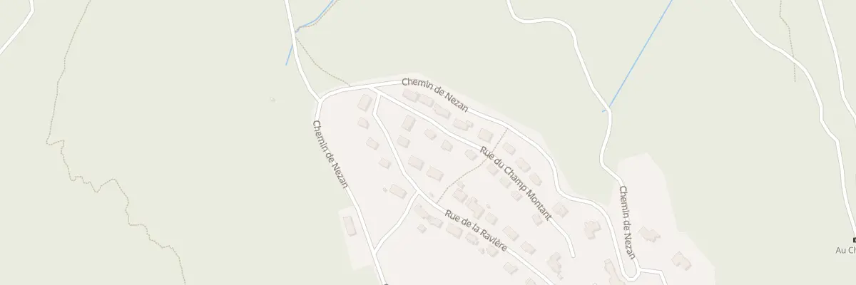 Plan du 5 Rue du Champ Montant à Chancia