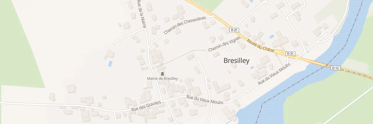 Plan du 3 Che des Vignes à Bresilley