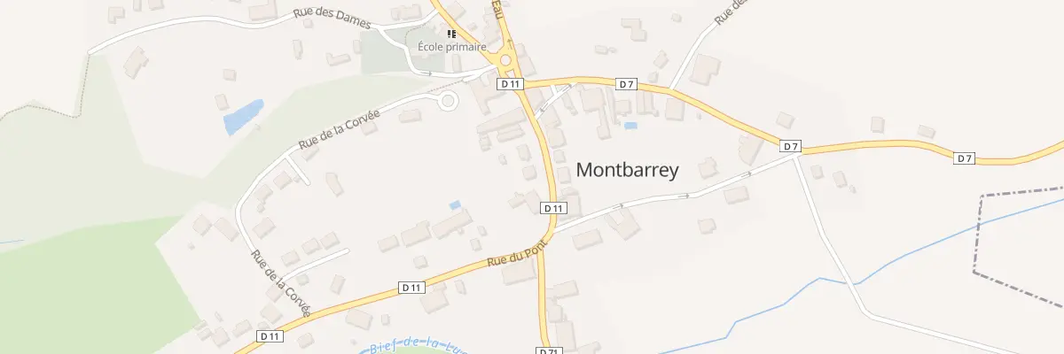 Plan du 12 Rue du Pont à Montbarrey