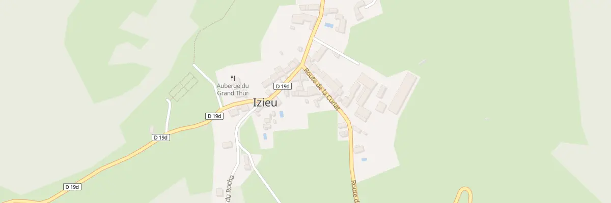 Plan du 136 Rue des Lauzes à Izieu