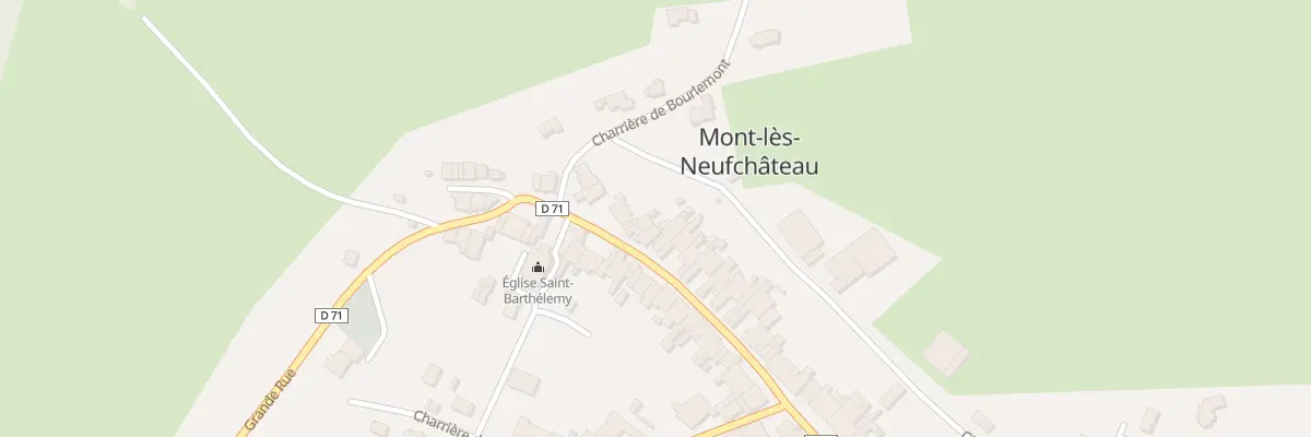 Plan du 590 Gr Grande Rue à Mont-lès-Neufchâteau